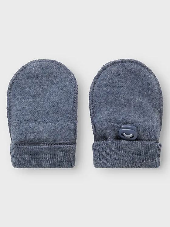 Name It Wmino Wool Bru Mittens Wo/Thumb Folkstone Gray