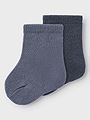 Name It Wakta Wo/Vi 2P Sock Folkstone Gray