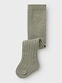 Name It Wakma Wool Blend Rib Pantyhose Dried Sage