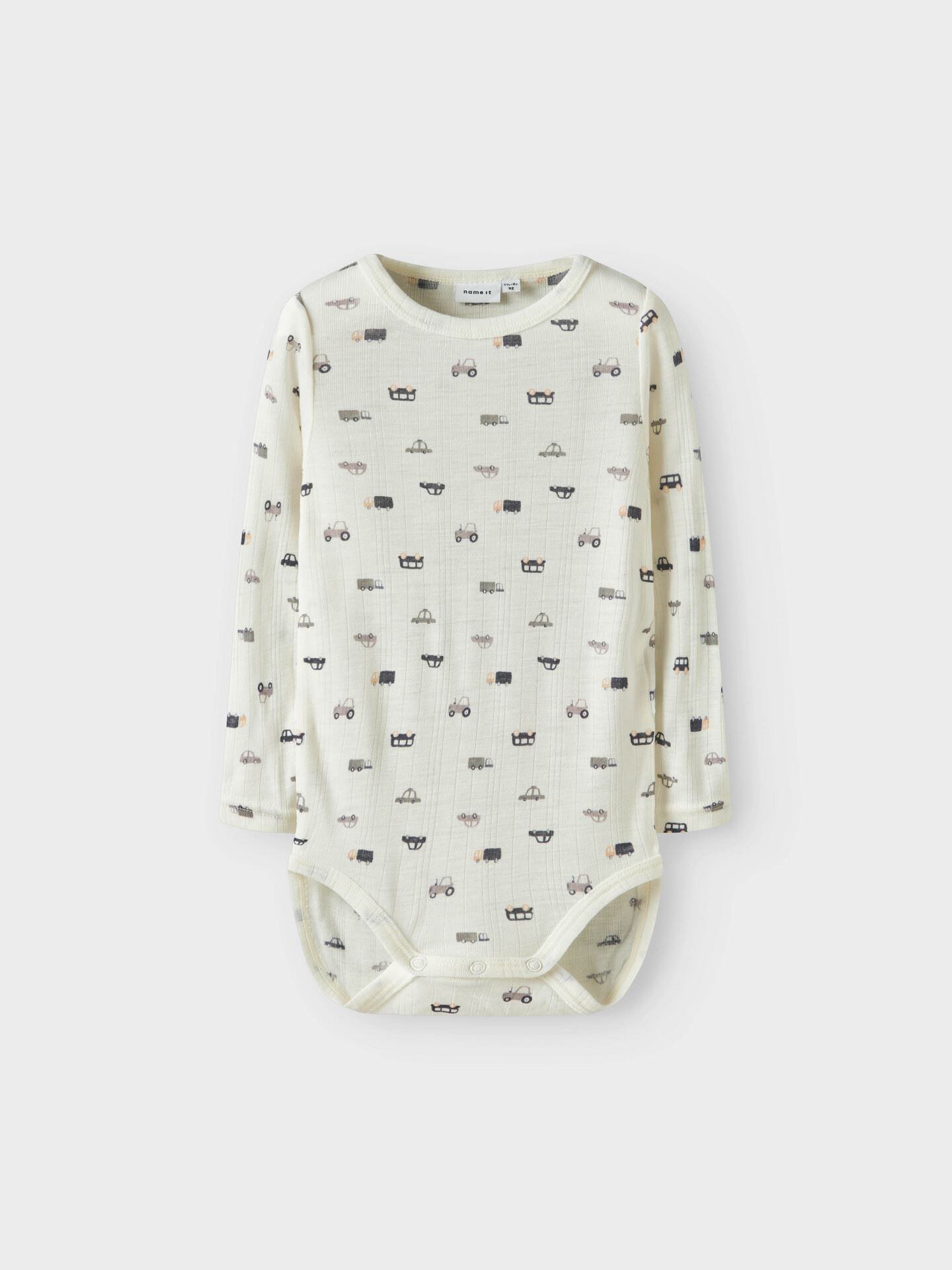 Name It Wang Wool Needle Long Sleeve Body Snow White