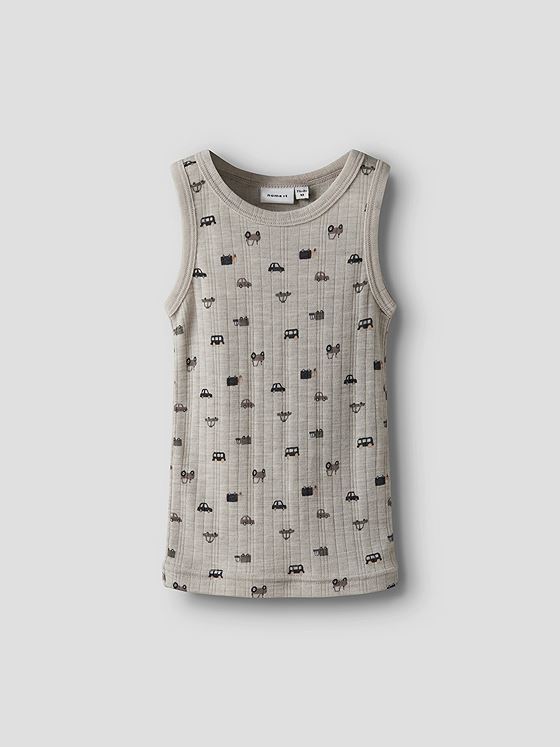 Name It Wang Wool Needle Tank Top Nacreous Cloud