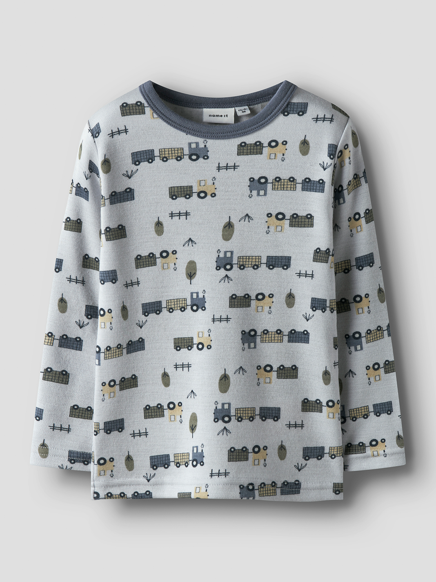 Name It Willit Wool Long Sleeve Top Micro Chip