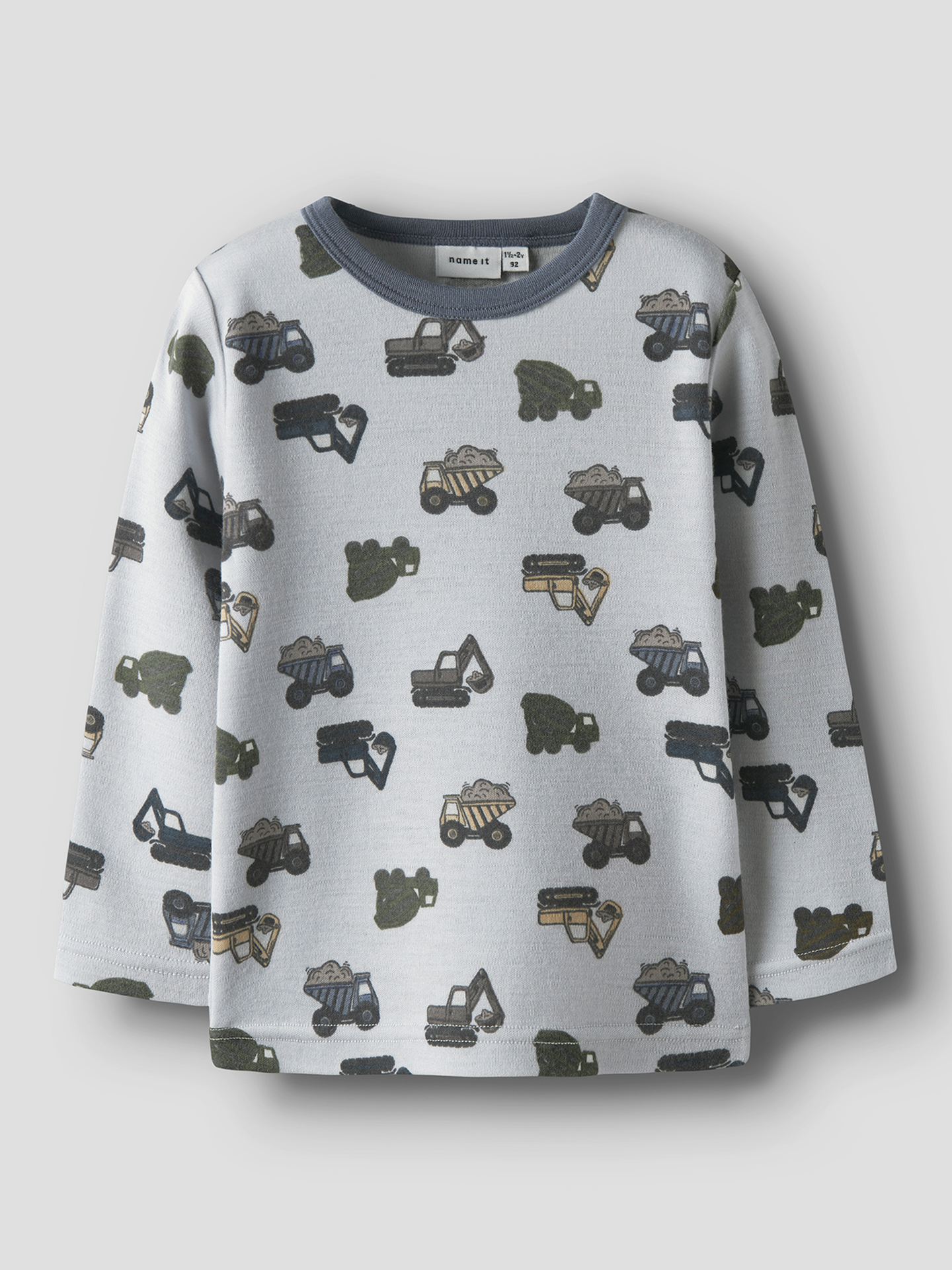 Name It Willow Wool Long Sleeve Top Micro Chip