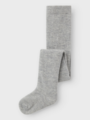 Name It Wak Wo/Bl Pantyhose Solid Grey Melange