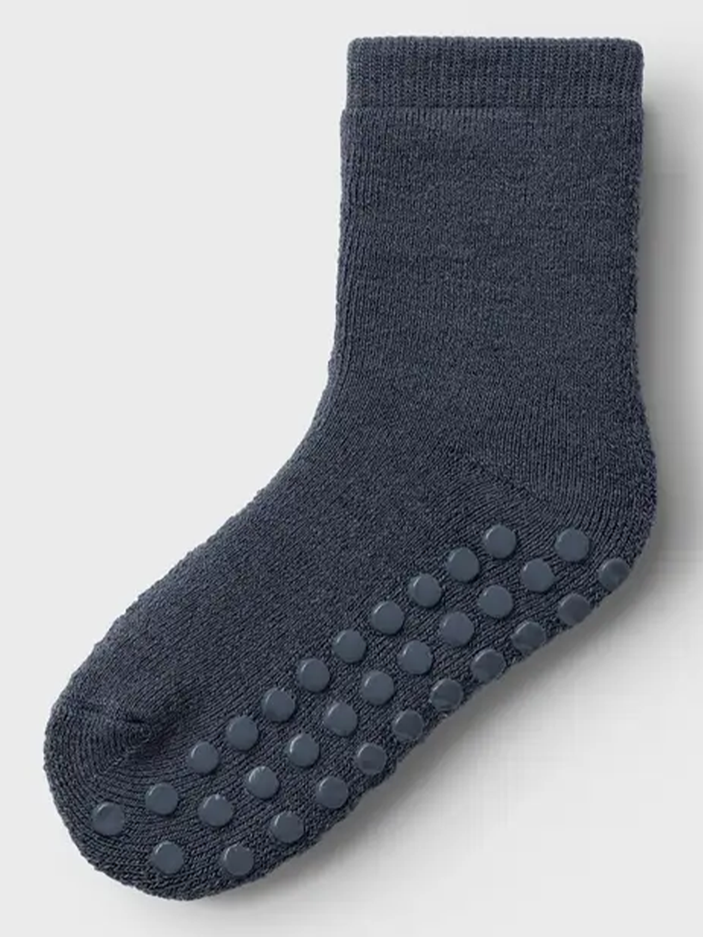Name It Waksi Wool/Blend Terry Sock W/Non Skid Ombre Blue