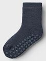 Name It Waksi Wool/Blend Terry Sock W/Non Skid Ombre Blue