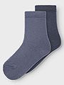 Name It Wakta Wo/Vi 2-Pack Sock Folkstone Gray