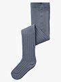 Name It Wakma Wo/Bl Structure Pantyhose Folkstone Gray