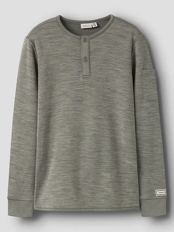 Name It Wyla Wo/Vi Long Sleeve Top Dried Sage