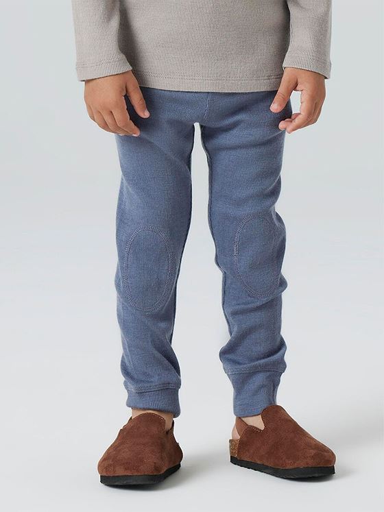 Name It Wossa Wo/Si Rib Longjohn Folkstone Gray