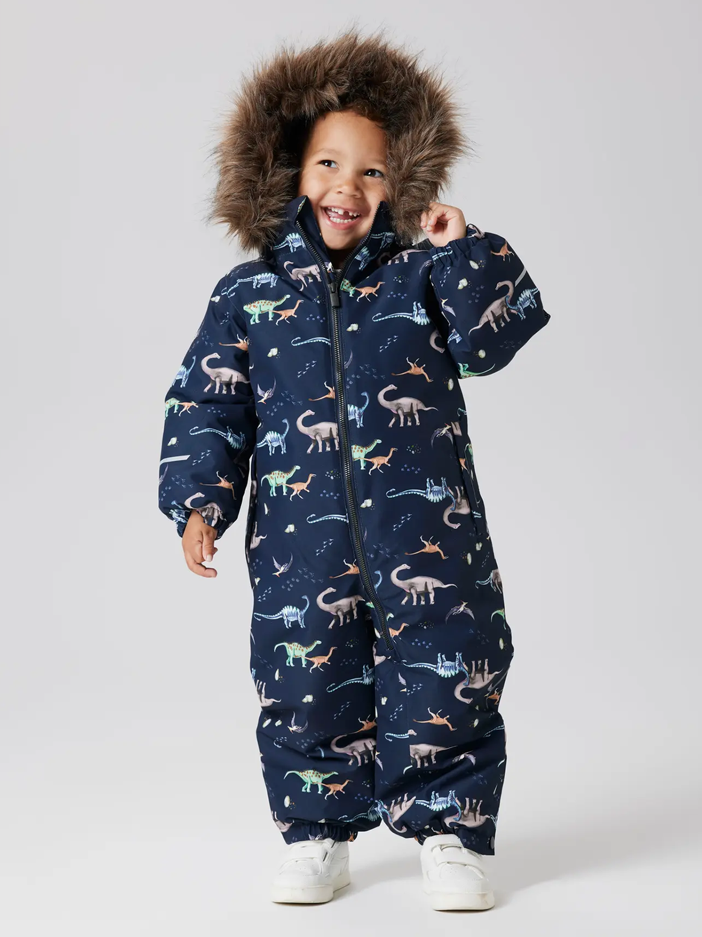 Name It Snow10 Suit All Over Print Dark Sapphire DINO EARTH