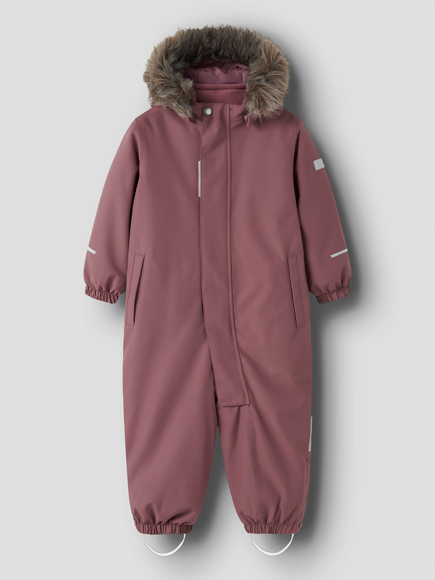 Name It Snow 10 Suit Solid Rose Brown