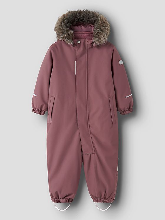 Name It Snow 10 Suit Solid Rose Brown