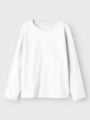 Name It Vobbo Long Sleeve Nreg Top Bright White