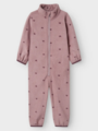 Name It Spektra Fleece Suit All Over Print Woodrose
