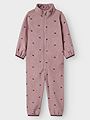 Name It Spektra Fleece Suit All Over Print Woodrose