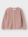 Name It Banni Long Sleeve Knit Cardigan Deauville Mauve