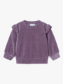 Name It New Nreg Long Sleeve Vel Top Arctic Dust