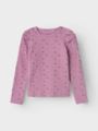 Name It Olinne Long Sleeve Slim Top Mauve Orchid