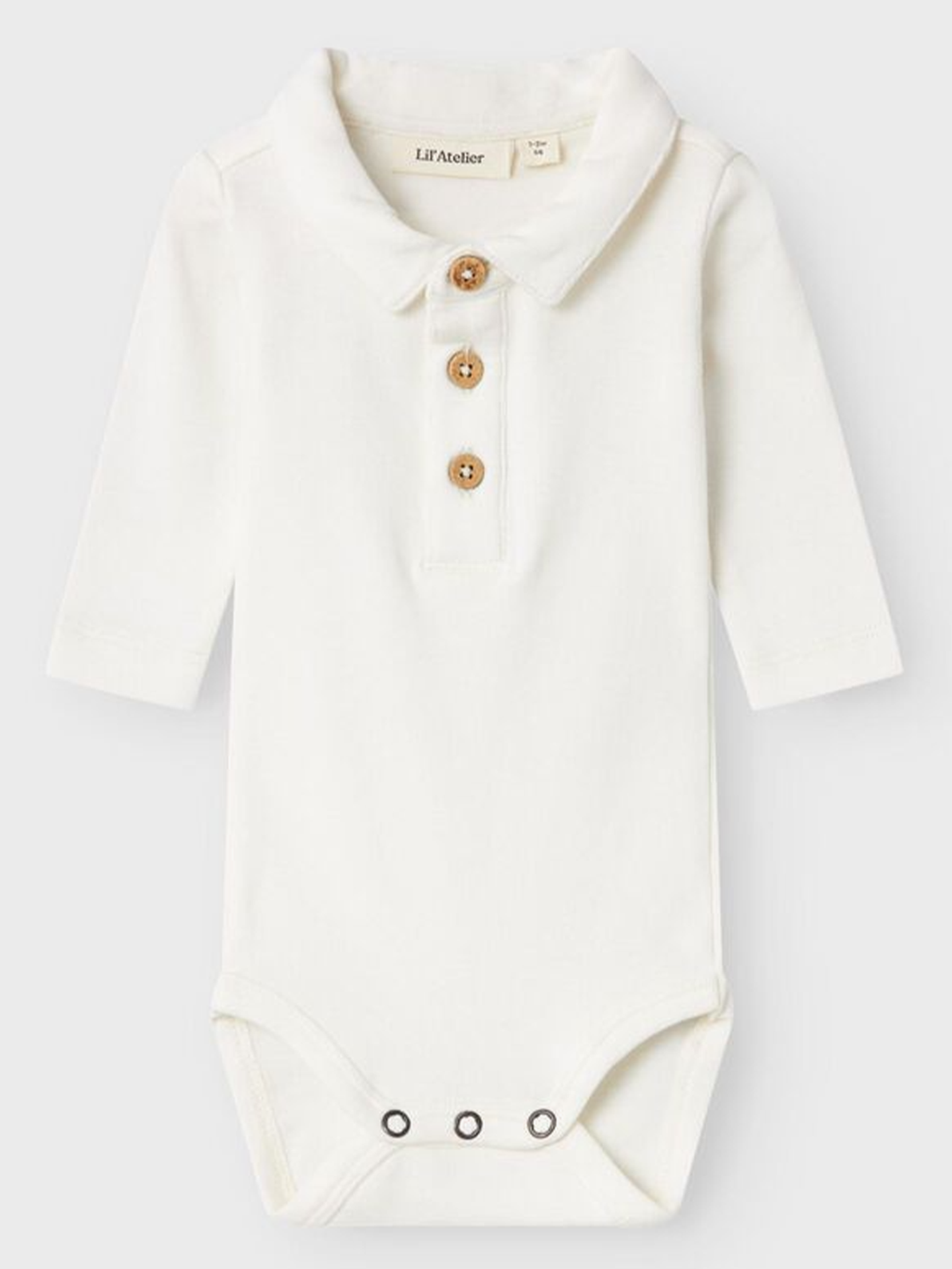 Lil- Atelier Fundo Long Sleeve Slim Body Coconut Milk