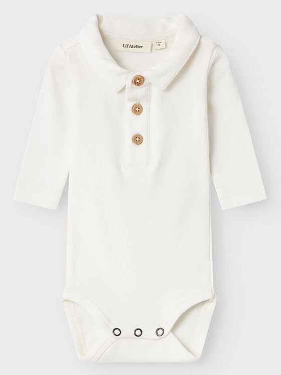 Lil- Atelier Fundo Long Sleeve Slim Body Coconut Milk