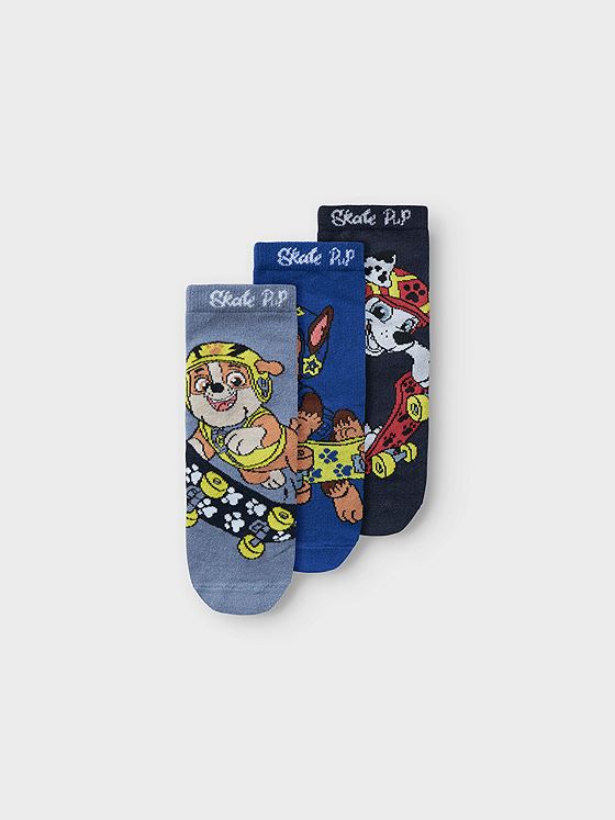 Name It Norwin Pawpatrol 3-Pack Sock Flerfarget