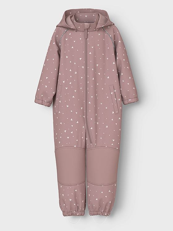 Name It Alfa08 Softshell Suit Foil Woodrose