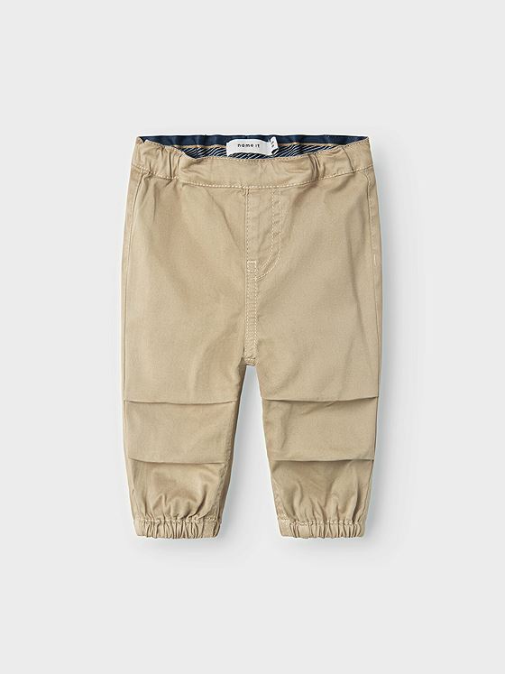 Name It Ben Baggy Twill Pant Pure Cashmere