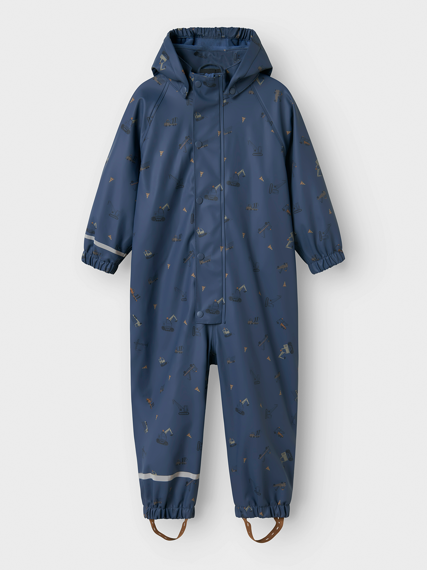 Name It Dry10 Rain Suit Fleece Aop Vintage Indigo