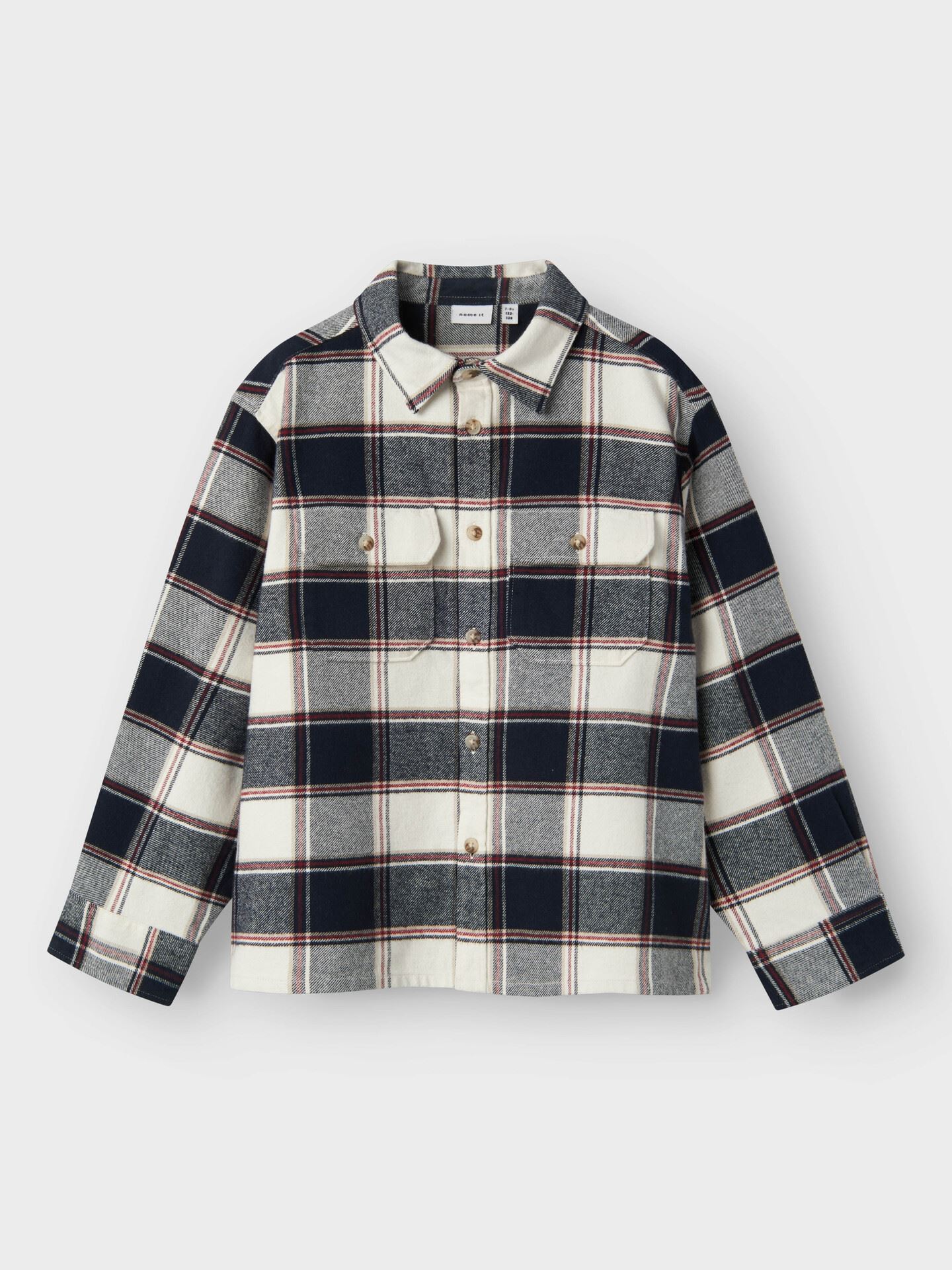 Name It Tamol Long Sleeve Overshirt Blå