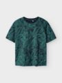 Name It Jivan Short Sleeve Top Deep Jungle