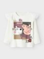 Name It Damina Peppa Long Sleeve Top Cloud Dancer