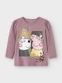 Name It Damina Peppa Long Sleeve Top Elderberry