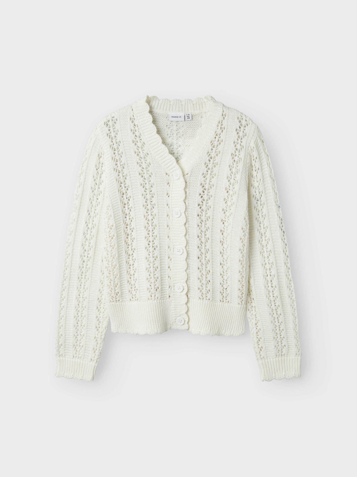 Name It Tana Knit Cardigan Xxv Bright White