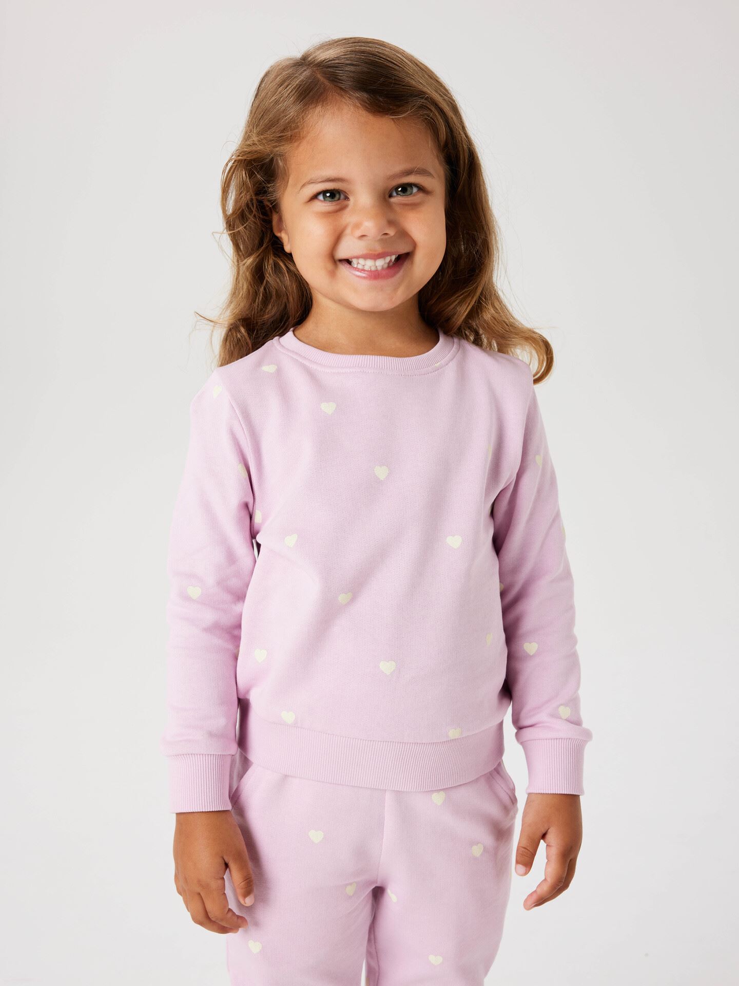 Name It Valba Long Sleeve Sweat Unbrushed Corsage