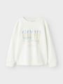 Name It Boppe Long Sleeve Sweat Unbrushed Cloud Dancer