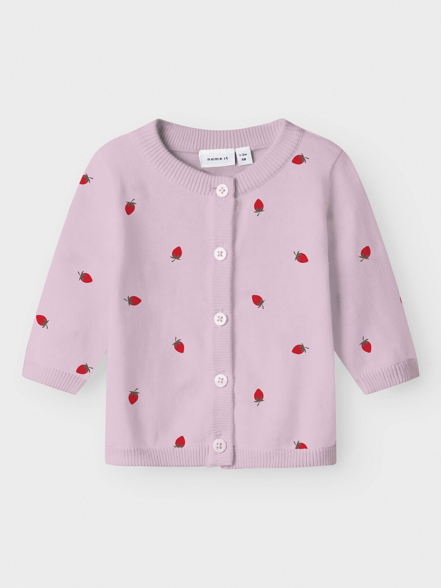 Name It Detrille Long Sleeve Knit Cardigan Light Lilac