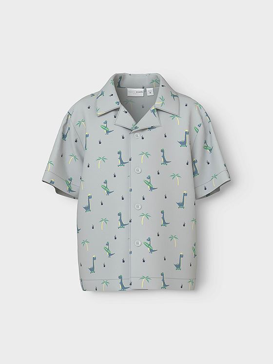 Name It Veryl Short Sleeve Shirt Northern Droplet