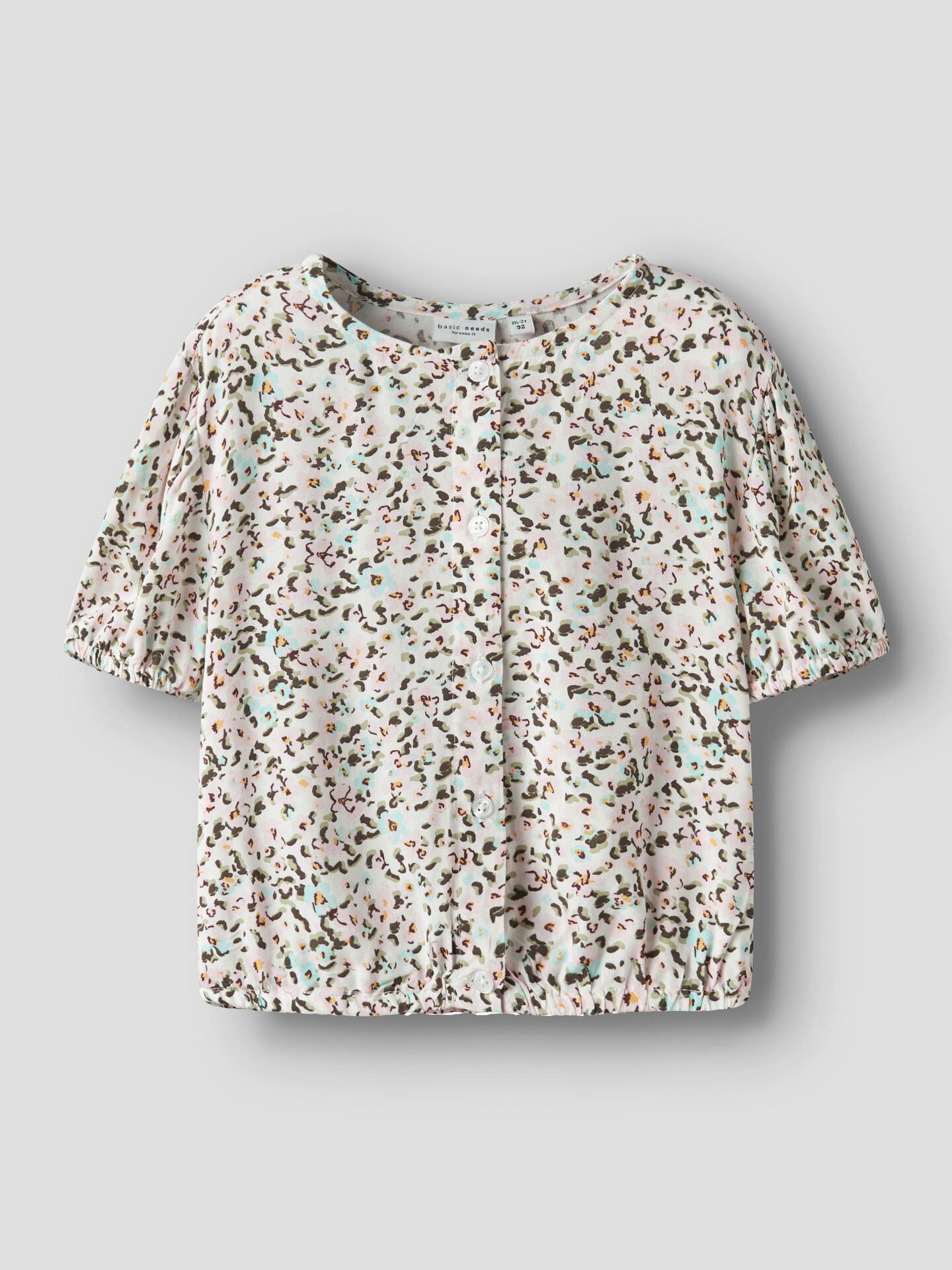 Name It Velma Short Sleeve Short Top Bright White