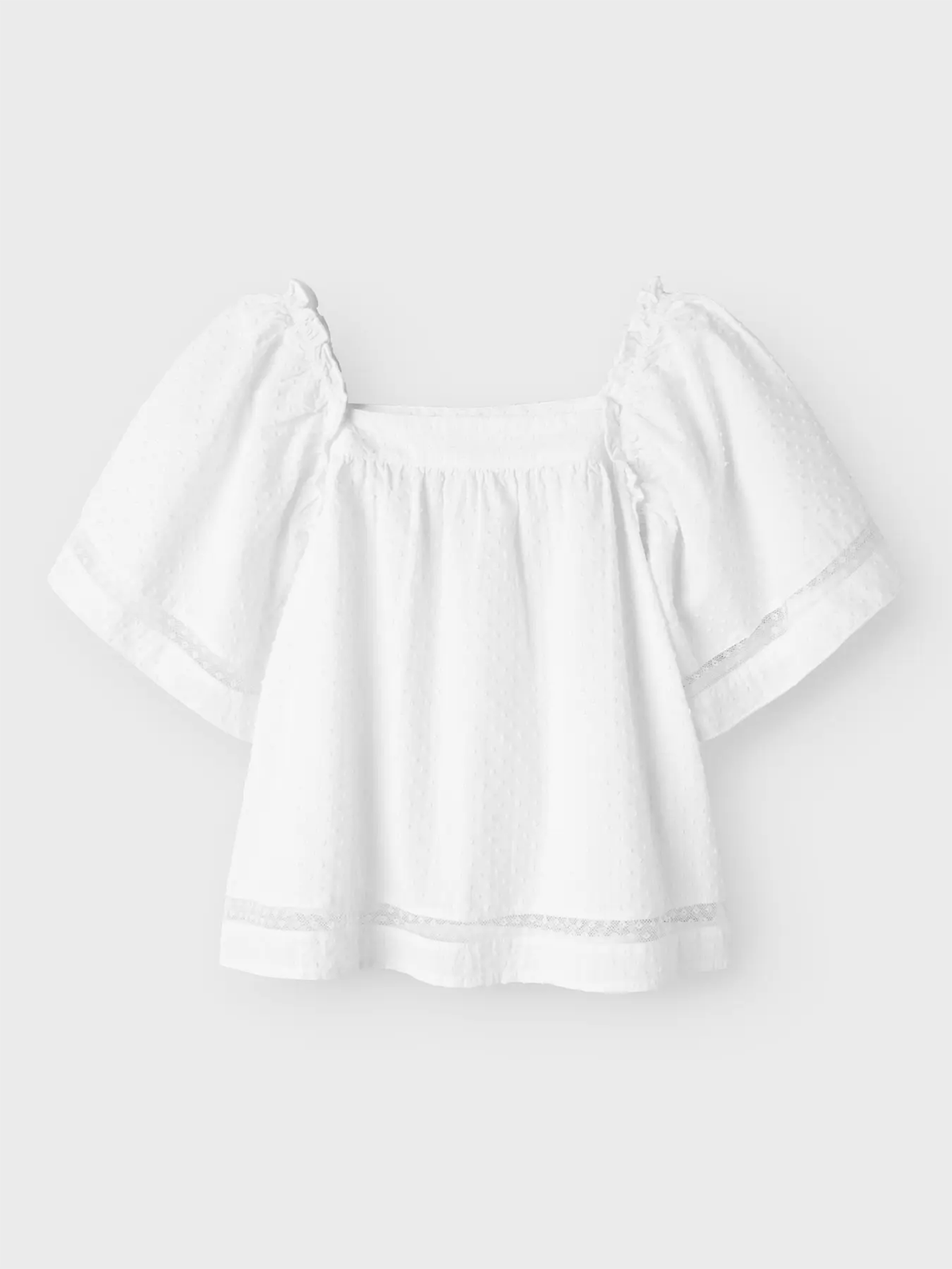 Name It Fatidias Short Sleeve Top Bright White