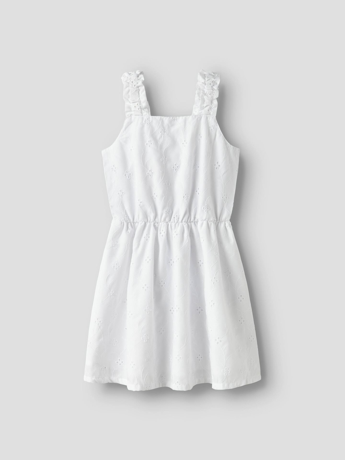 Name It Violeta Strap Dress Bright White