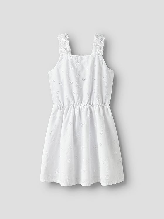 Name It Violeta Strap Dress Bright White