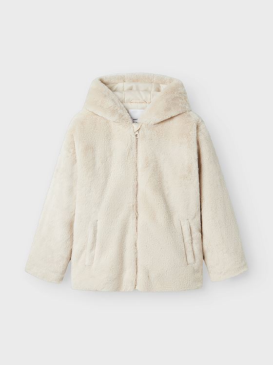 Name It Mila Jacket W Hood Pb Moonbeam