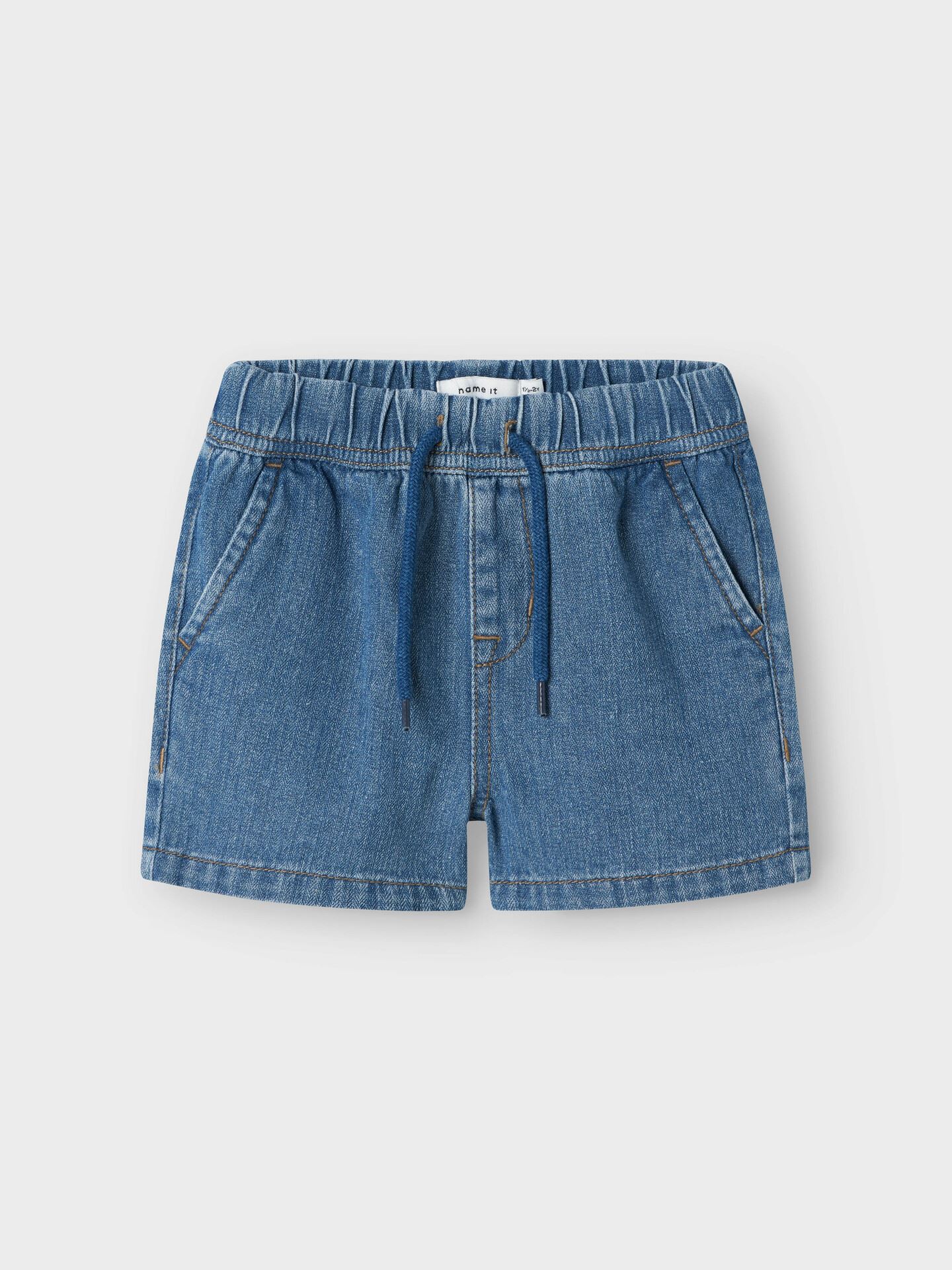 Name It Ryan Jog Denim Shorts Dark Blue Denim