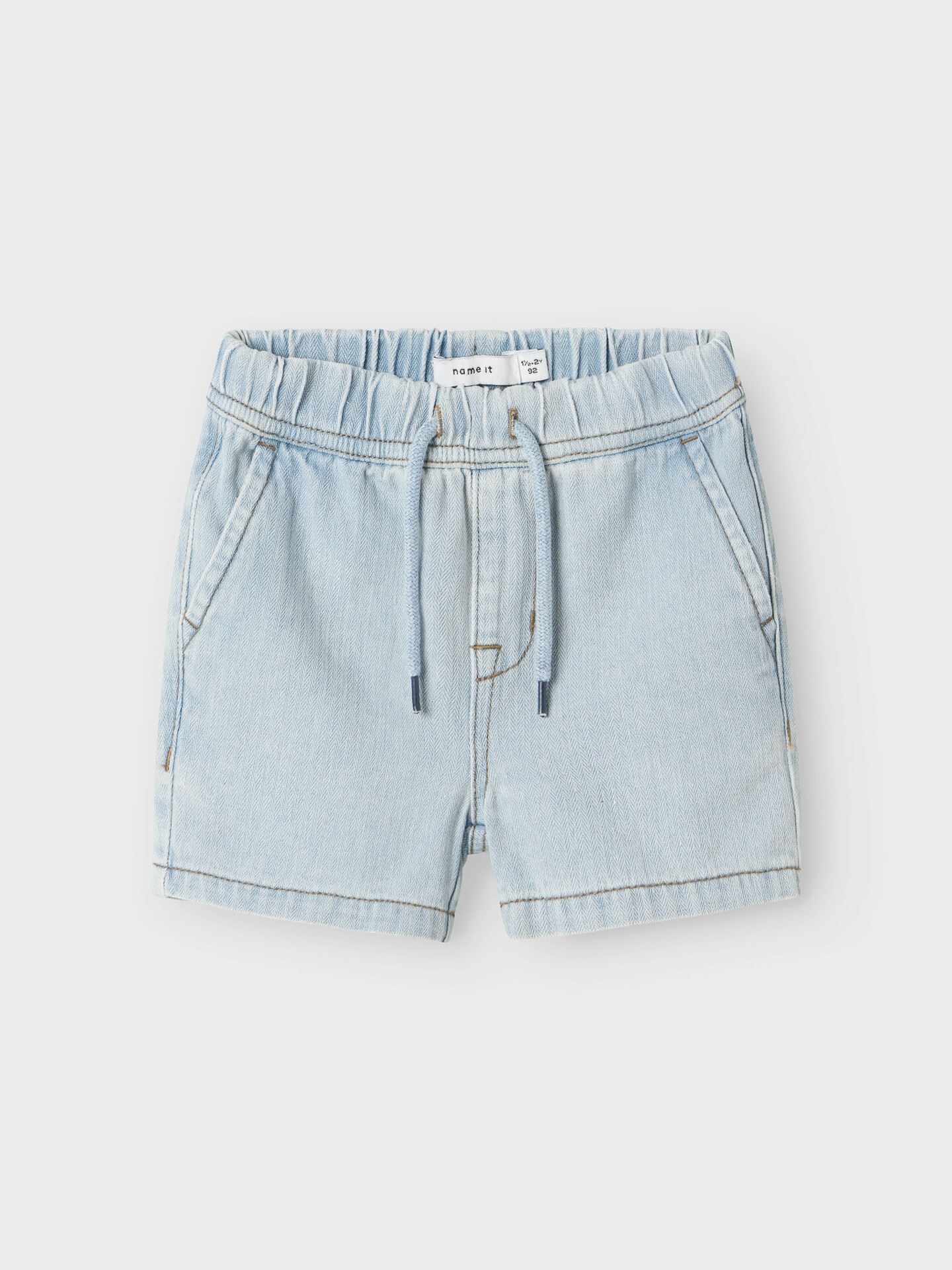 Name It Ryan Jog Denim Shorts Light Blue Denim