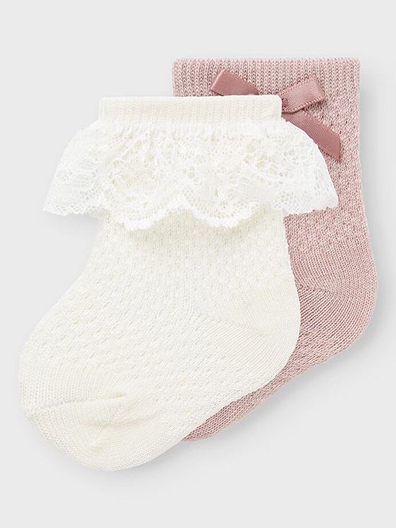 Name It Wakma Wo/Bl Structure 2-Pack Sock ShadowGray