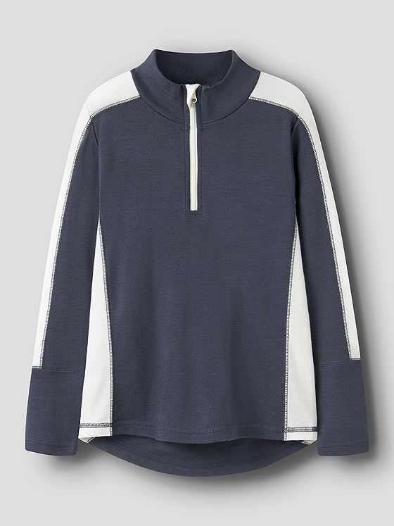 Name It Willo Wool Long Sleeve Turtle Ombre Blue