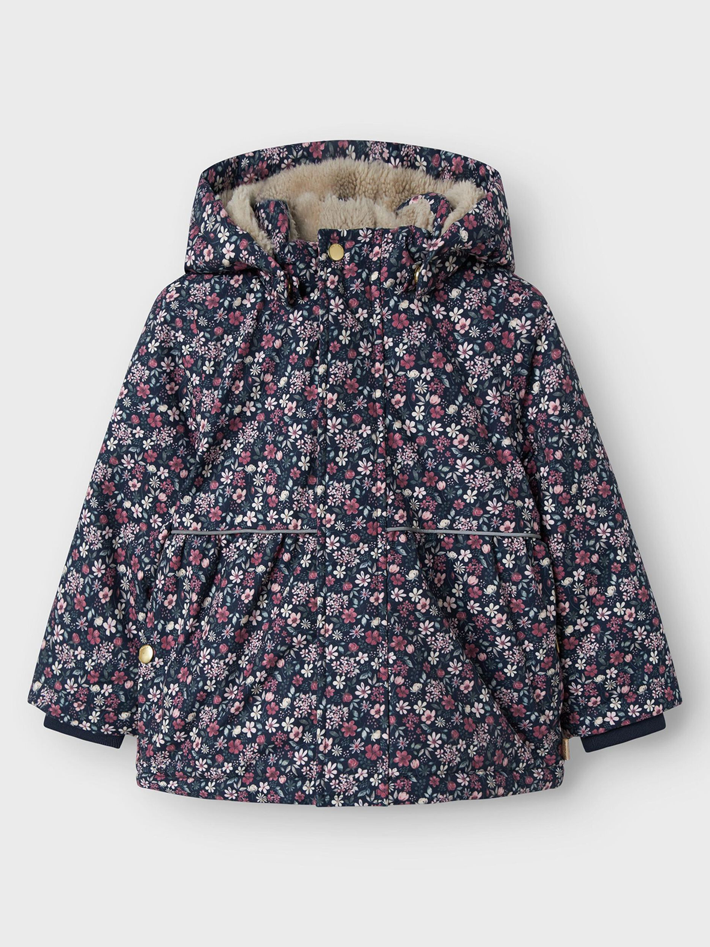 Name It Snow05 Jacket All Over Print Dark Sapphire