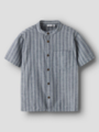 Name It Halom Short Sleeve Shirt Box Blue Mirage