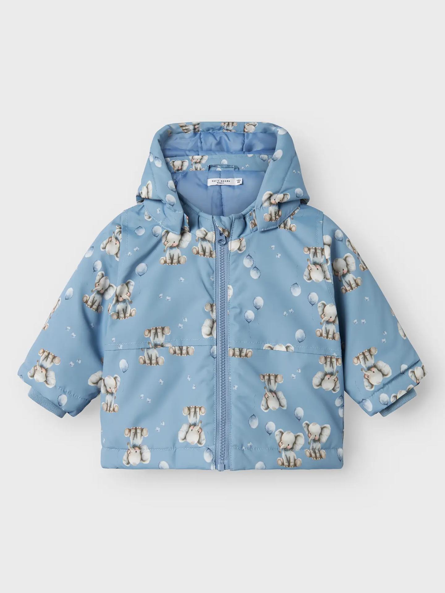 Name It Max Pa Jacket All Over Print Rain Washed ELEPHANT